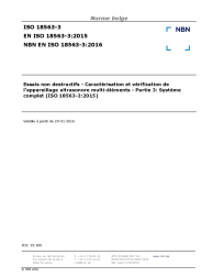 NBN EN ISO 18563-3:2016