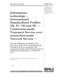 BS EN ISP 10609-12:1997