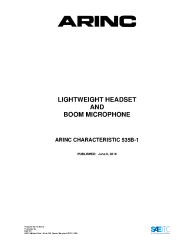 ARINC Characteristic 535B-1:2016