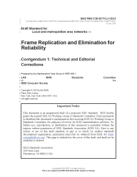 IEEE P802.1CB:2017/Cor 1