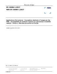 NBN EN 16586-1:2017