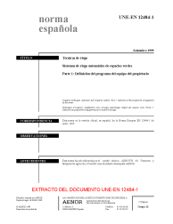 UNE-EN 12484-1:1999 (R2018)