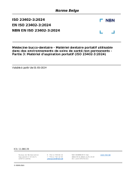 NBN EN ISO 23402-3:2024