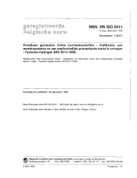 NBN EN ISO 8311:1995