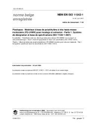 NBN EN ISO 11542-1:2001