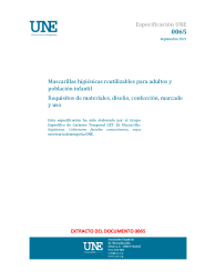 ESPECIFICACION UNE 0065:2021
