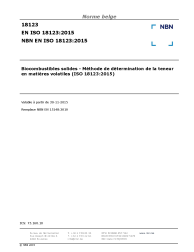 NBN EN ISO 18123:2015