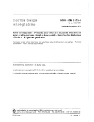 NBN EN 2103-1:1992