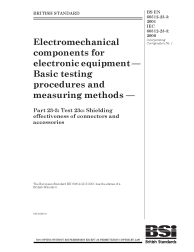 BS EN 60512-23-3:2001