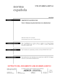 UNE-EN 60825-4:2007/A1:2010