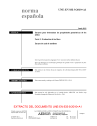 UNE-EN 933-9:2010+A1:2013 (R2015)