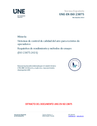 UNE-EN ISO 23875:2022