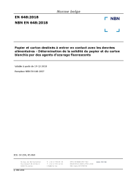 NBN EN 648:2018