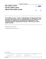 NBN EN ISO 14064-2:2019