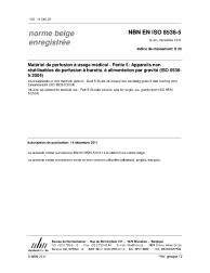 NBN EN ISO 8536-5:2011