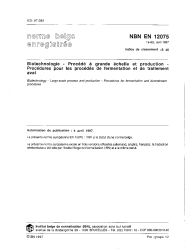 NBN EN 12075:1997