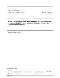 NBN EN 16703:2015