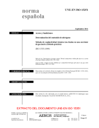 UNE-EN ISO 15351:2011