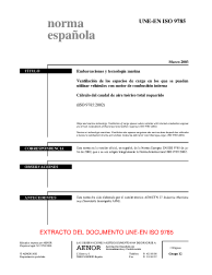 UNE-EN ISO 9785:2003