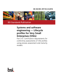 BS ISO/IEC 29110-3-3:2016