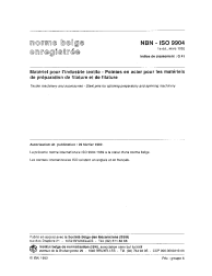 NBN ISO 9904:1992