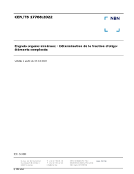CEN/TS 17788:2022