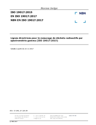 NBN EN ISO 19017:2017