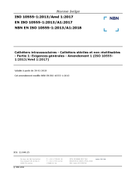 NBN EN ISO 10555-1:2013/A1:2018
