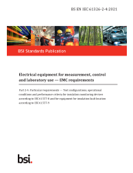 BS EN IEC 61326-2-4:2021