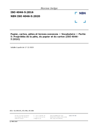 NBN ISO 4046-5:2020