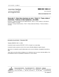 NBN EN 1993-3-1:2007