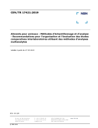 CEN/TR 17421:2019