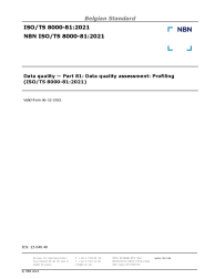 NBN ISO/TS 8000-81:2021
