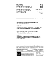 IEC 60151-13:1966