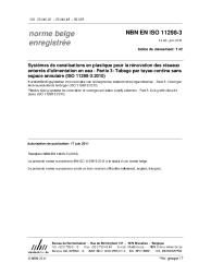 NBN EN ISO 11298-3:2011
