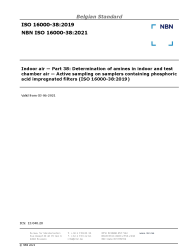 NBN ISO 16000-38:2021