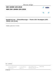 NBN ISO 18400-104:2020