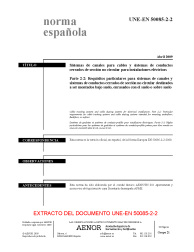 UNE-EN 50085-2-2:2009 (R2019)