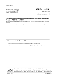 NBN EN 12815/A1:2005
