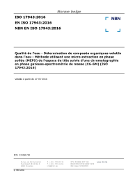 NBN EN ISO 17943:2016