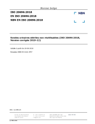 NBN EN ISO 20696:2018
