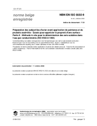 NBN EN ISO 8502-9:2000