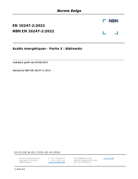 NBN EN 16247-2:2022