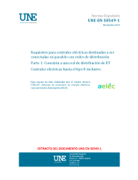 UNE-EN 50549-1:2019