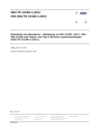 CEN ISO/TR 22100-1:2021