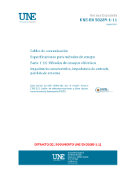 UNE-EN 50289-1-11:2017
