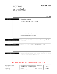 UNE-EN 2138:2000 (R2018)