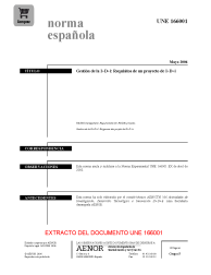 UNE 166001:2006 (R2015)