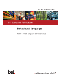 BS IEC 61691-1-1:2011