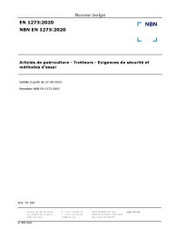 NBN EN 1273:2020